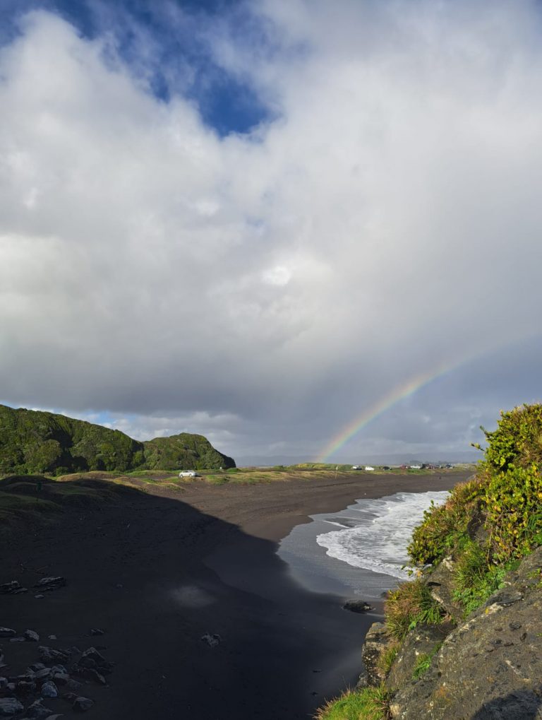 ... dort befindet sich der 2840 m hohe Vulkan Villarrica